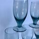 Set of 5 glasses with liqueur smoked glass design 70s