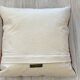 Pair of retro terracotta wool knit cushions