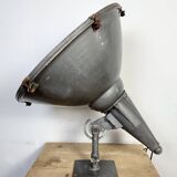 Large Vintage Industrial Aluminium Factory Wall Spotlight, 1970s
