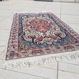 Iranian silk carpet handmade 76x131cm