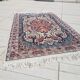 Iranian silk carpet handmade 76x131cm