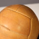 Large Vintage Leather Medicine Ball