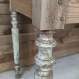 Small farm table with turned legs