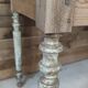 Small farm table with turned legs