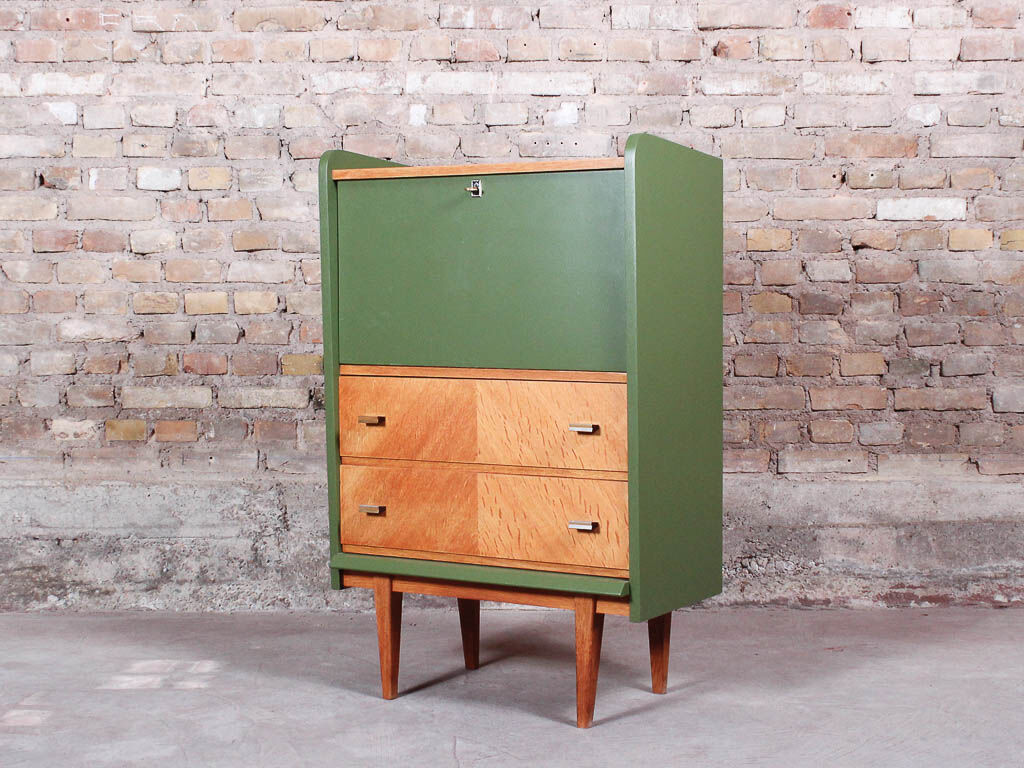 Secretary vintage in oak, circa 1950