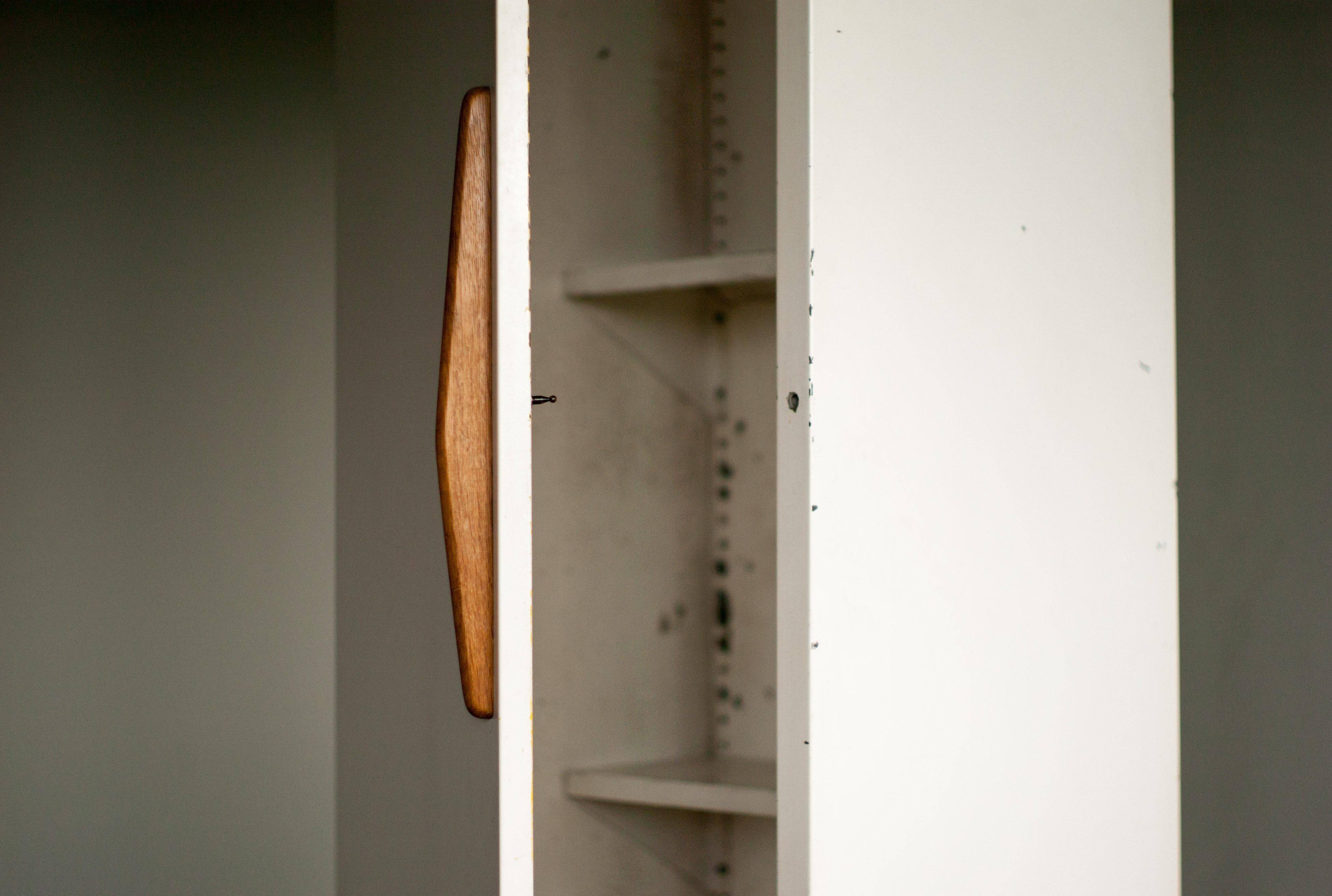 Modernist wardrobe by Willy Van Der Meeren for Tubax - Icon of Belgian design, 1950