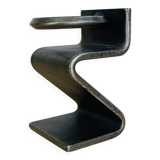 Bougeoir brutaliste fer forgé "Z"