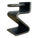 Bougeoir brutaliste fer forgé "Z"