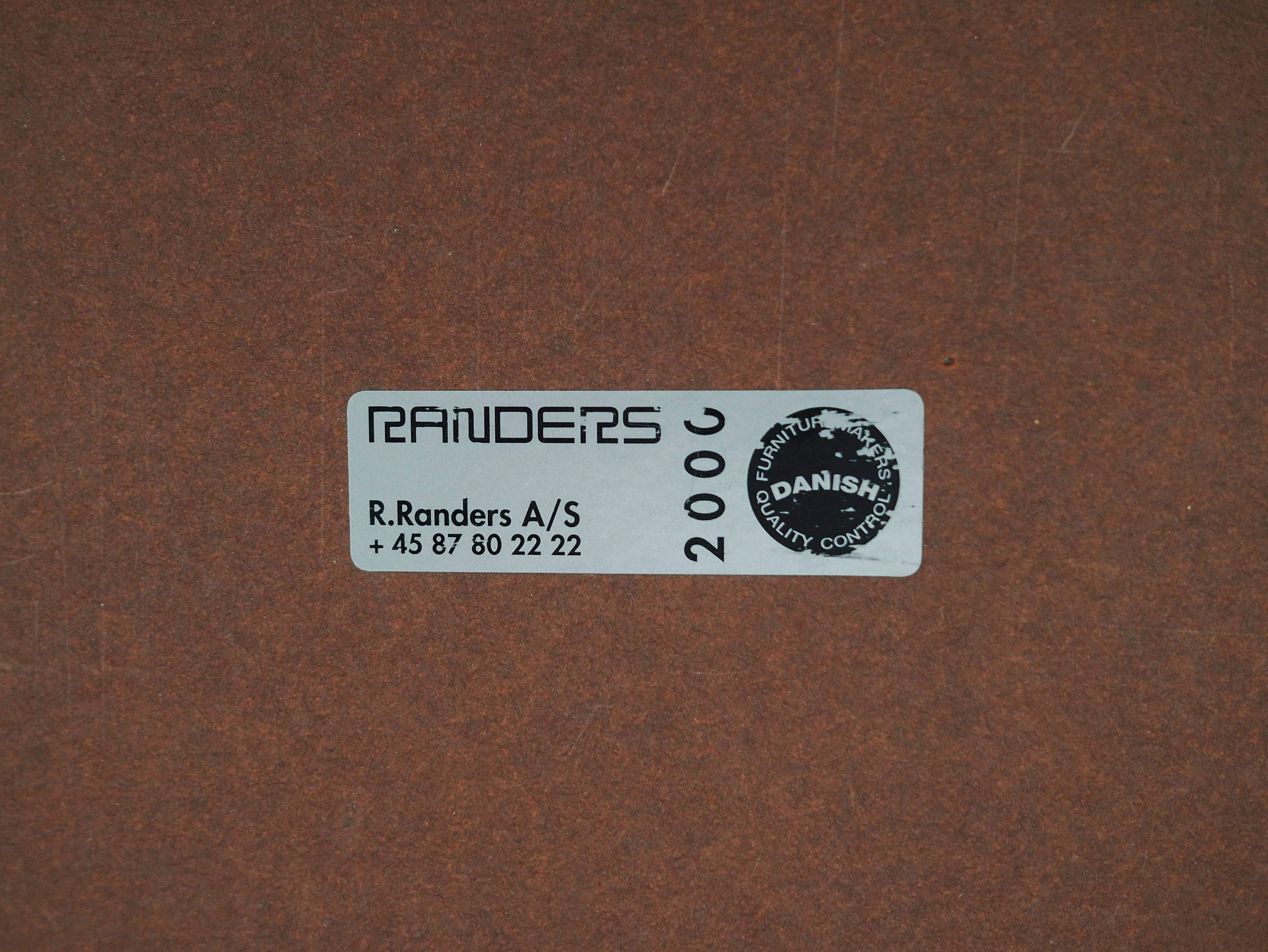 Laminated table, Danish design, 2000, manufactured by Randers Møbelfabrik