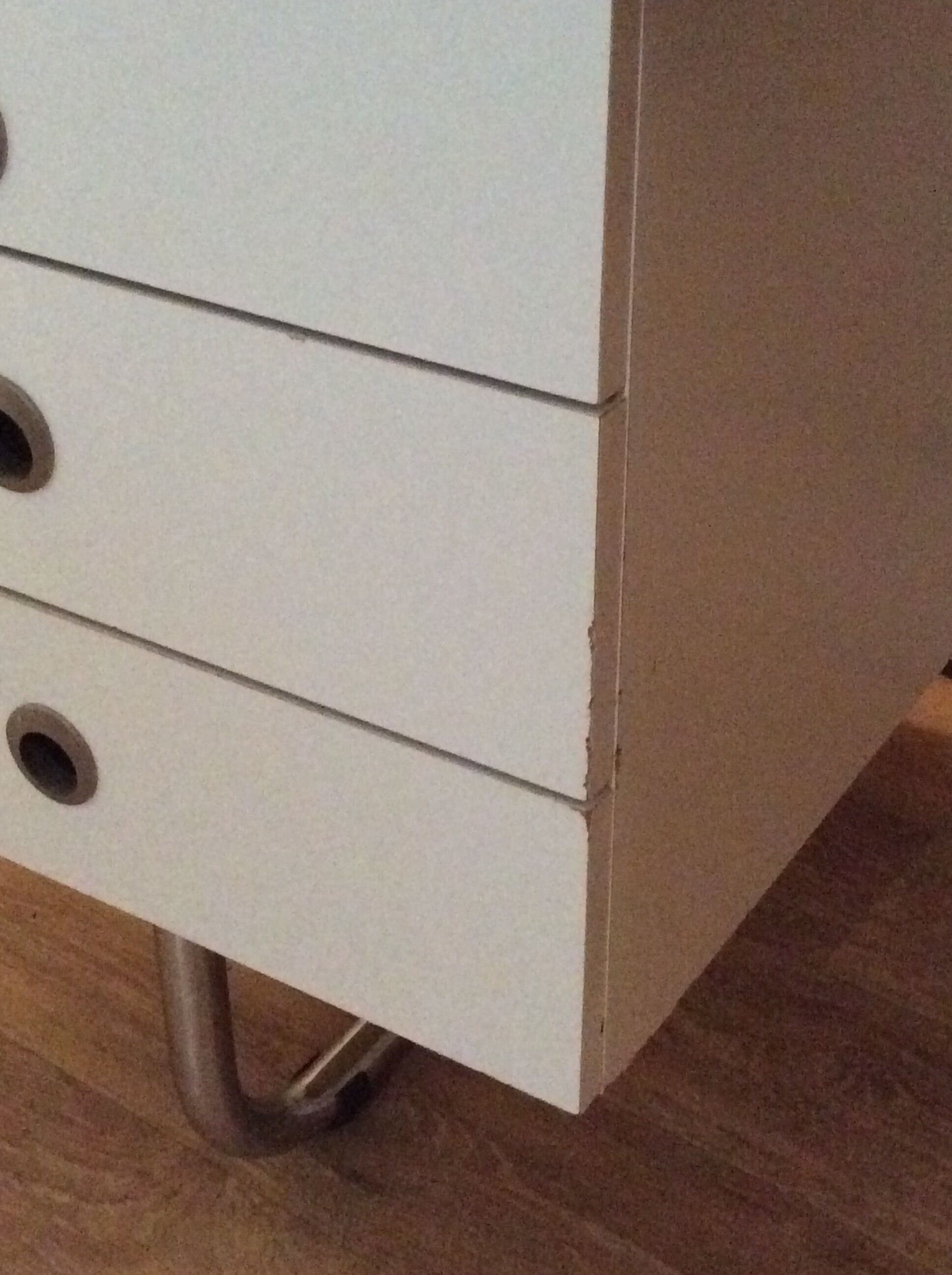 Bureau style bauhaus en formica des années 70