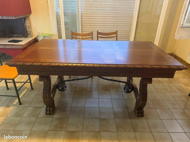 Table en bois massif