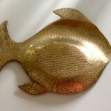 Trinket bowl fish brass