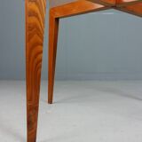Gio Ponti Coffee Table for Isa Bergamo in oak with Round Cristal Top, 1957