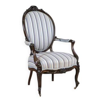 Antique Louis Philippe Style Chair in Mahogany