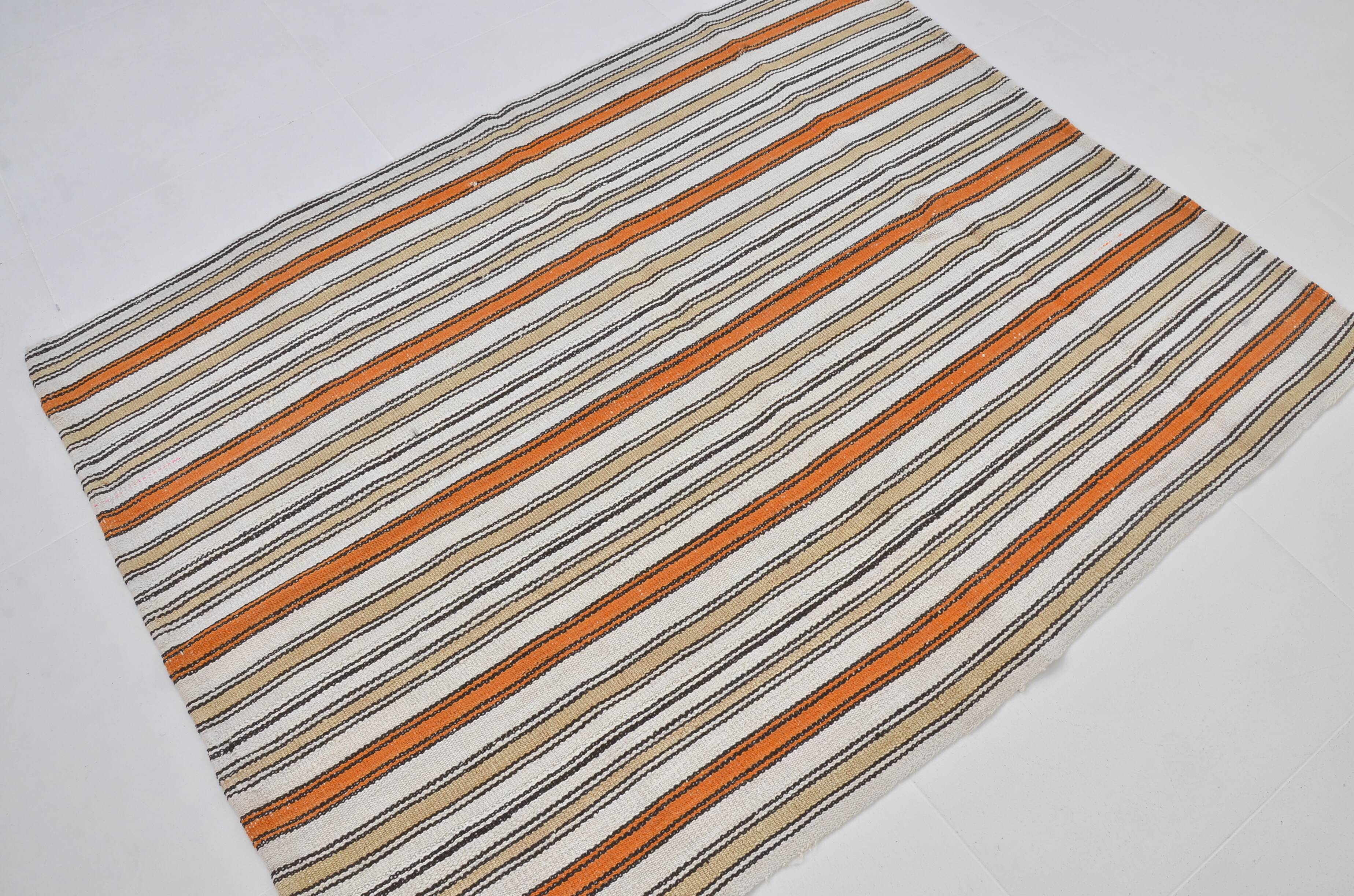 Oushak Handwoven Decorative Hemp Kilim SKU 3668