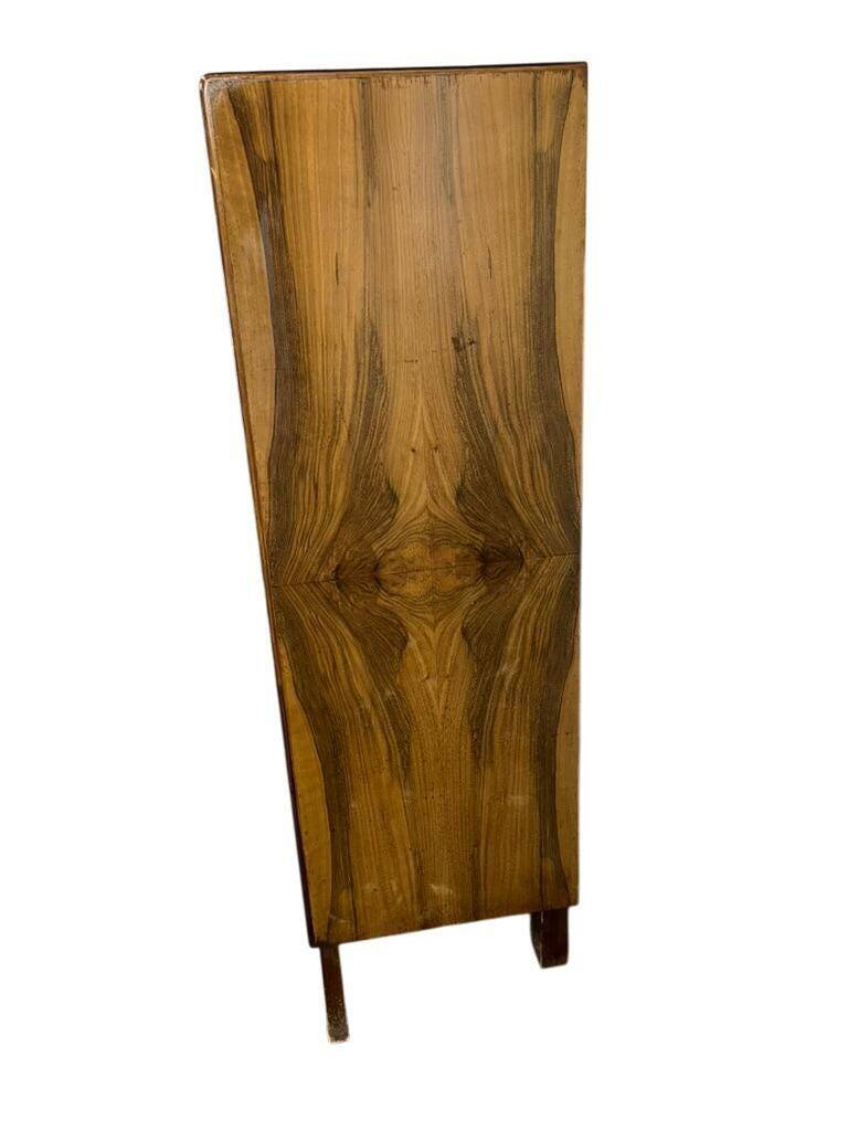 vintage Art Deco wooden armoire / bar