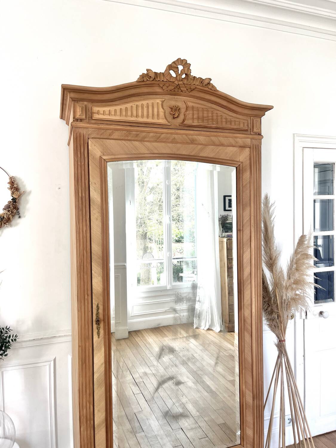 Restored Rococo Bonnetière Wardrobe