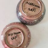 Pair of bowls signed A. Serghini