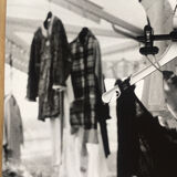 Very large original print, early 2000. Street woman lingerie