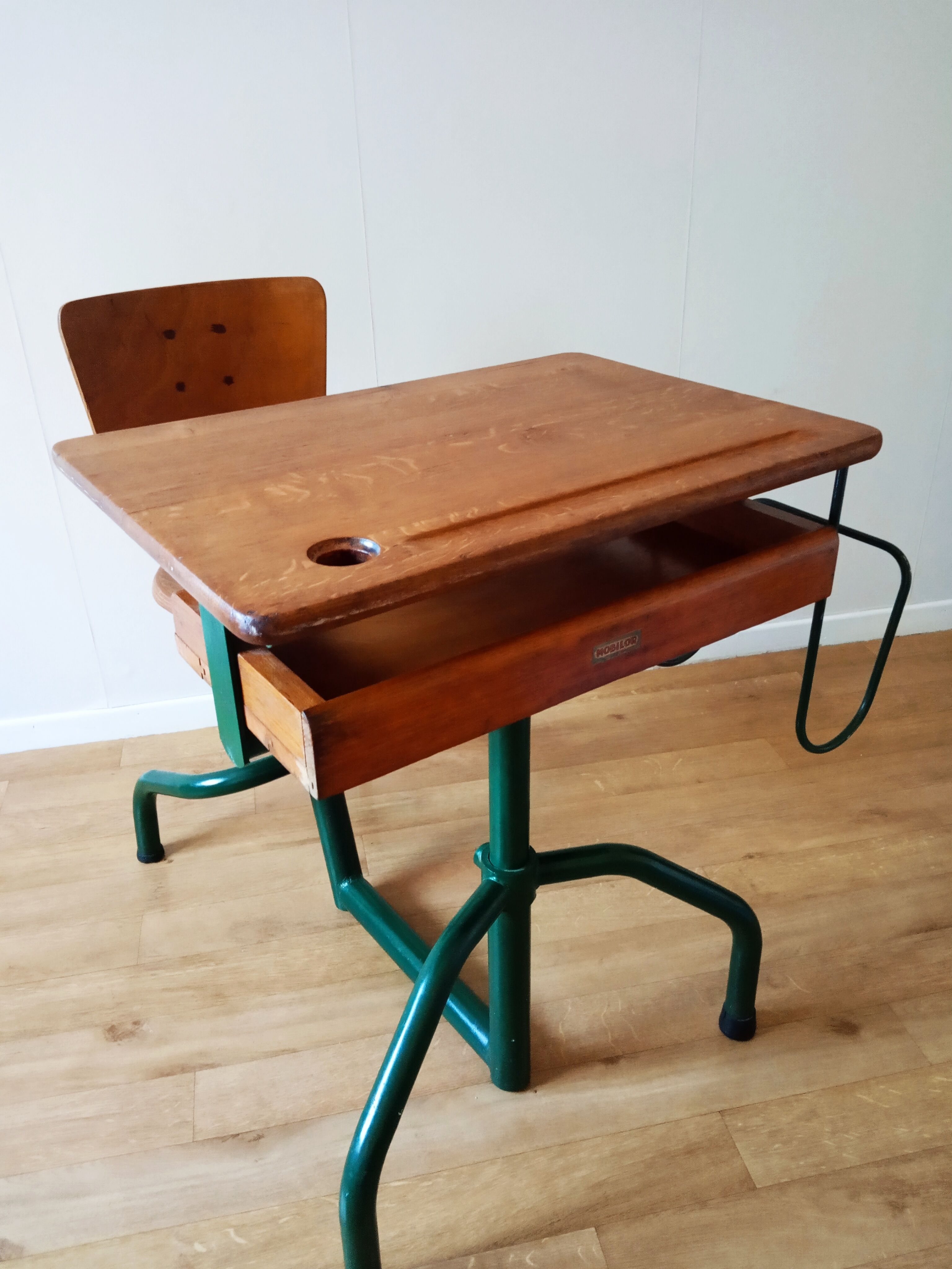 Pupitre d'écolier Mobilor 1950