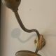 Pair of brass coat hooks
