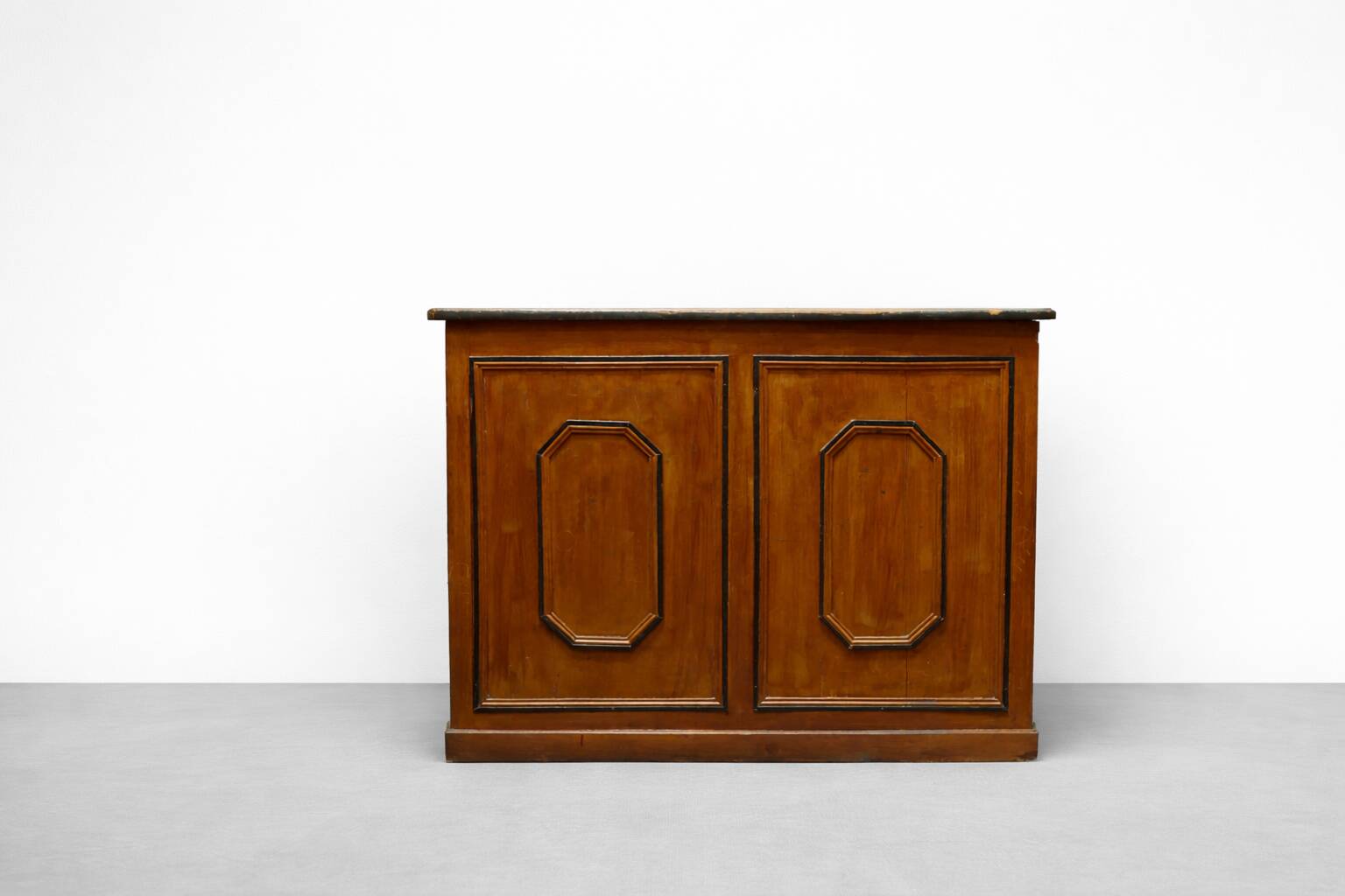 Antique wooden counter – late 19th / early 20th century