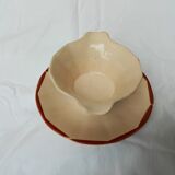 Digoin Sarreguemine gravy boat