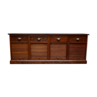 Dutch oak sideboard filing cabinet, 1930s