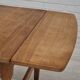 1970s, Danish design by Henning Kjærnulf for EG Kvalitetsmøbel, foldable sofa table, oak.