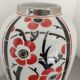 Paire de vases art déco faïence moulin des loups 1930