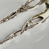 Silver Sugar Tongs | Branch & Foliage Pattern