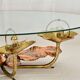 Sculptural coffee table with lighting by Henri Fernandez, France 70s