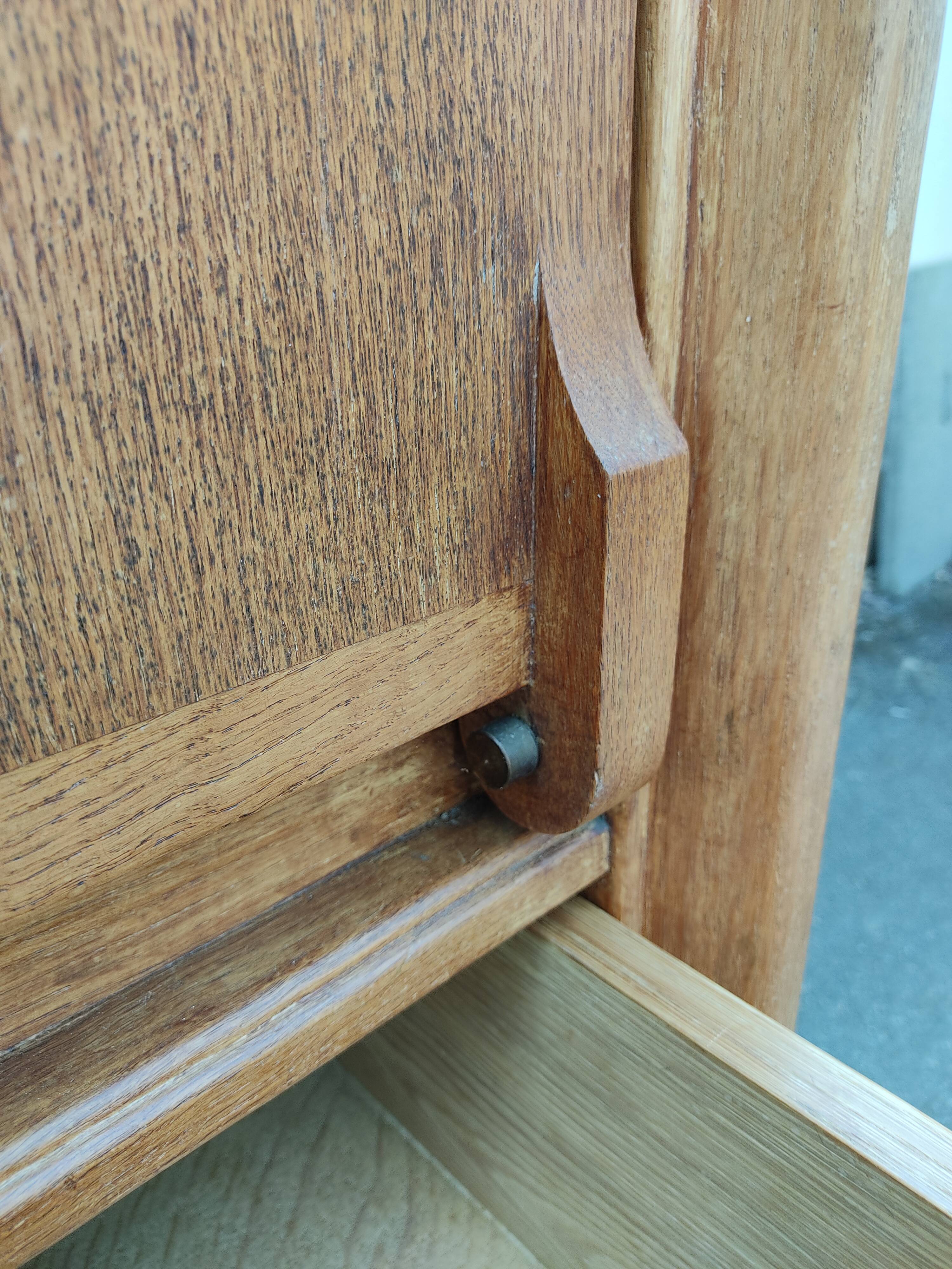 Guillerme and Chambron cabinet with ceramic handles