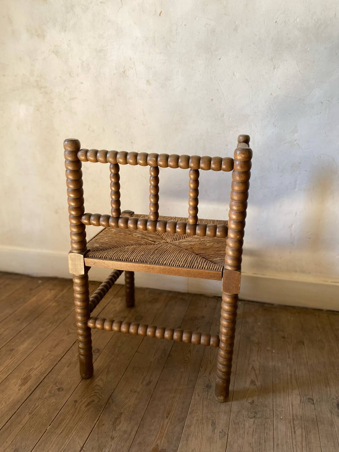 Pearl wood armchair
