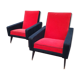 Paire de fauteuils des années 60