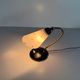 Mid-century bedside lamp in black metal and brass, 1950s, Germany