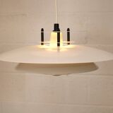 Vintage Laterna Danica Pendant Lamp: White & Black Danish Design