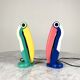 Toucan lamps by H.T. Huang for Huanglite, 1980