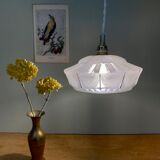 Suspension lamp vintage art deco glass