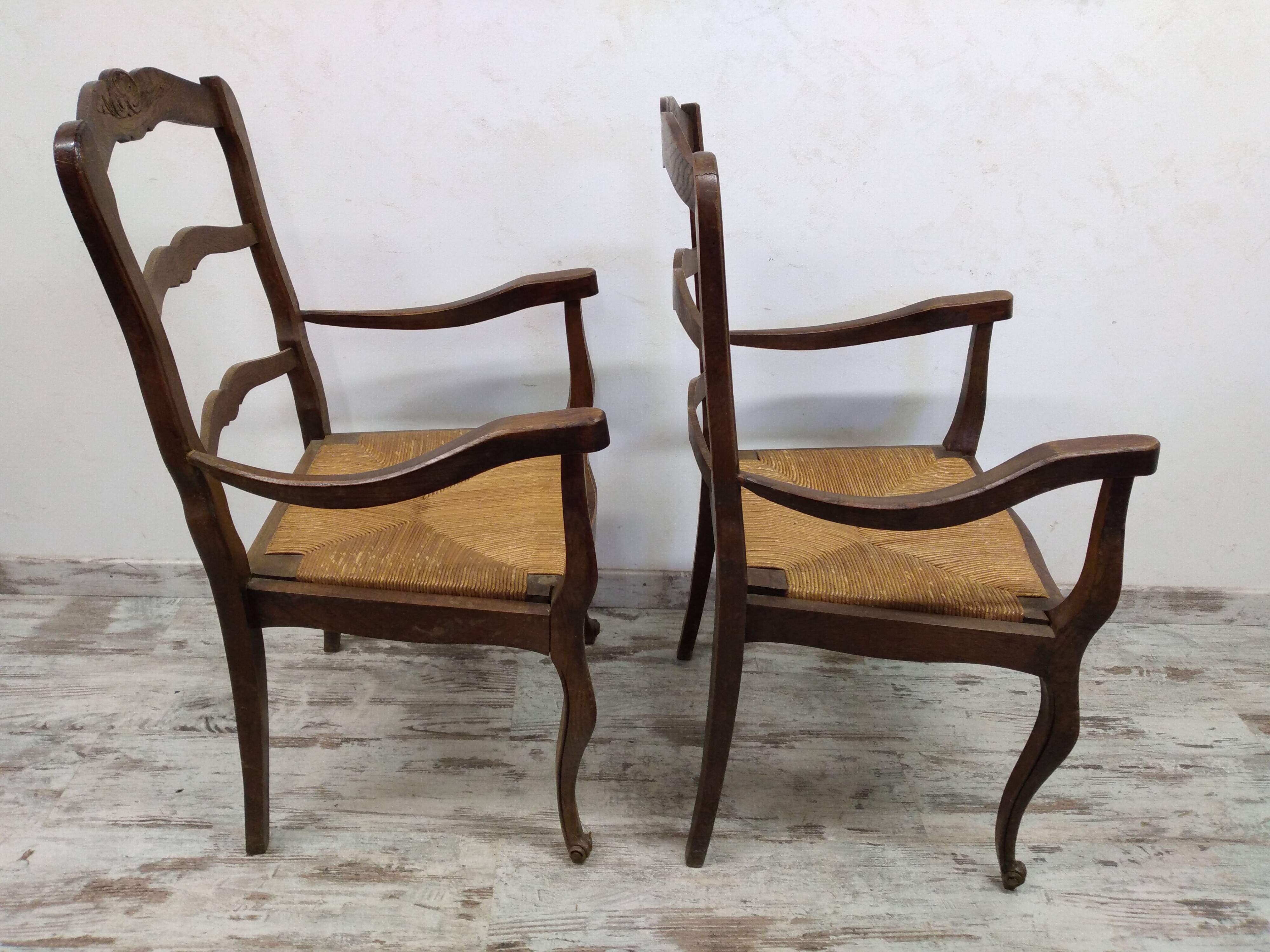 Old regency armchairs