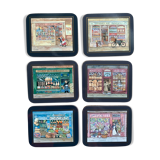Jason coasters, 6 dessous de verres, 1963