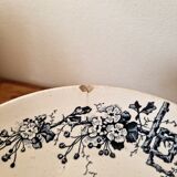 E.Bourgeois iron earth compote bowl