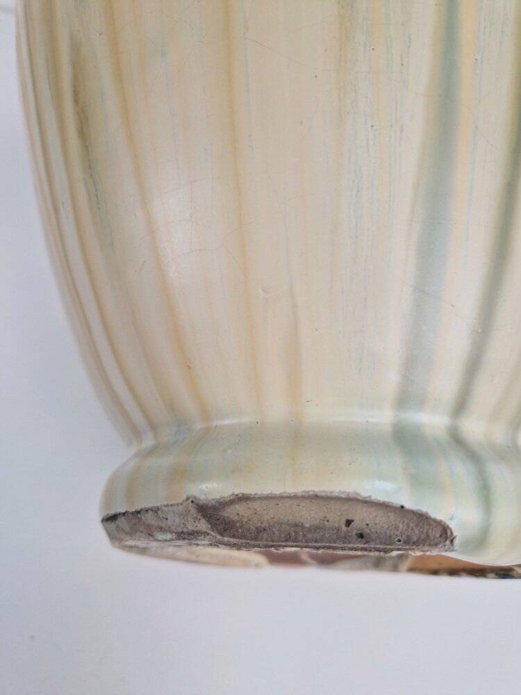 Glazed Stoneware Vase by Grégoire Lebon, Belgium, 1940s