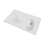 Coffee table geometric shape