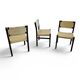 3 x Arnold Merckx dining chair for Arco