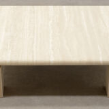 70’s Italian travertine coffee table