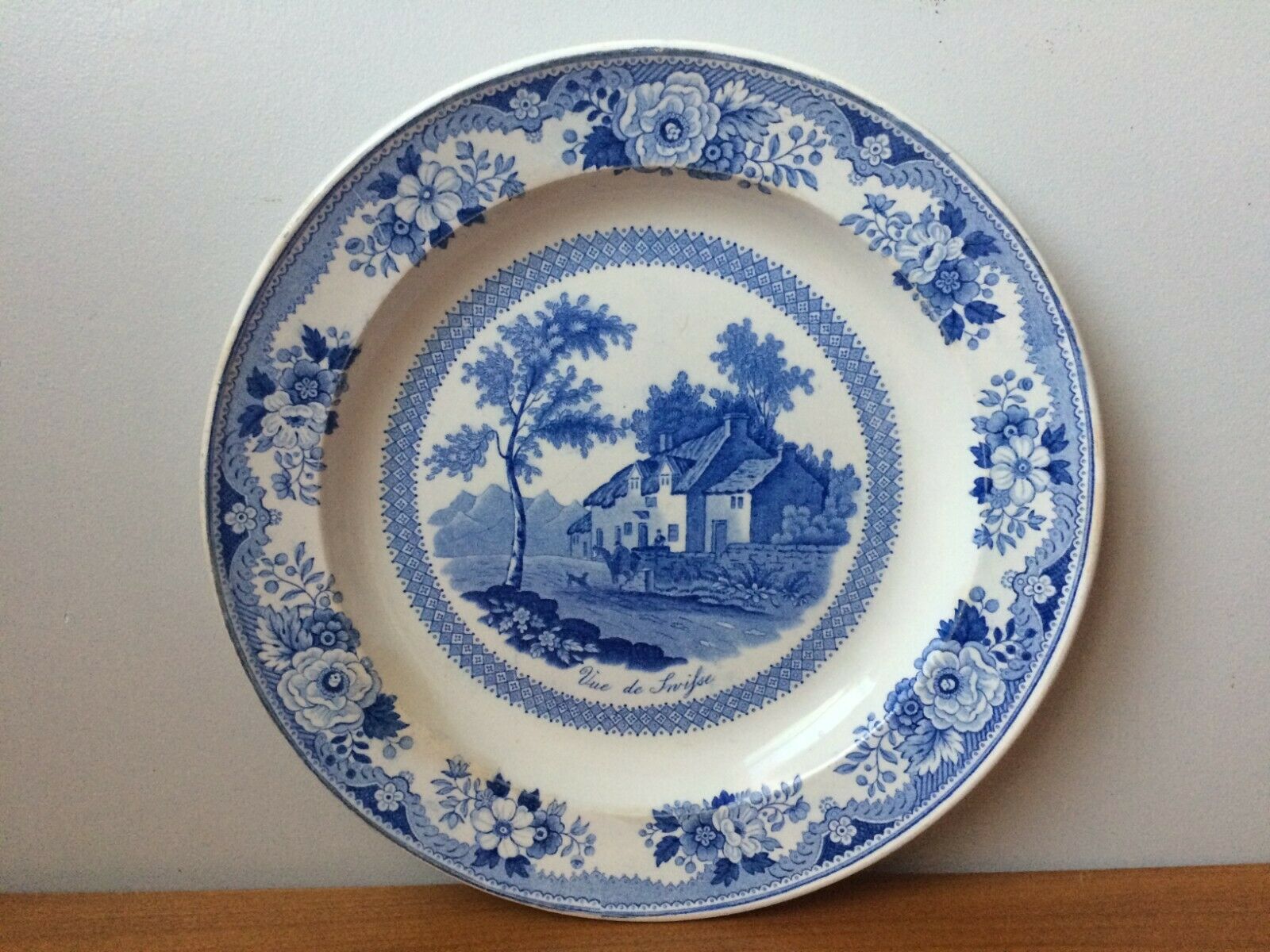Gien earthenware plate seen from Swifse