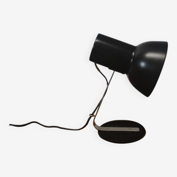 Black table lamp, 60's