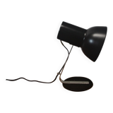 Black table lamp, 60's