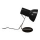 Black table lamp, 60's